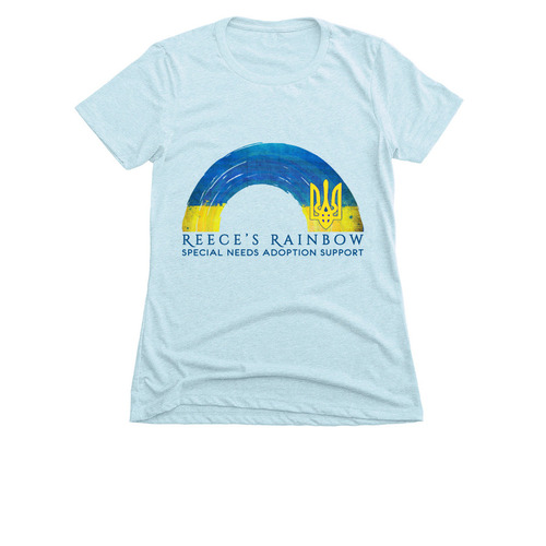 Rainbow UA, a Ice Blue Women's Slim Fit Tee