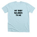 My Body Belongs To Me, a Heather Ice Blue Premium Unisex Tee