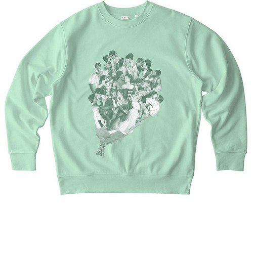 Hoyt Bouquet - Misty Jade, a Misty Jade Stanley/Stella Unisex Changer 2.0 Crewneck Sweatshirt