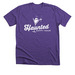 HHH White, a Heather Team Purple Premium Unisex Tee