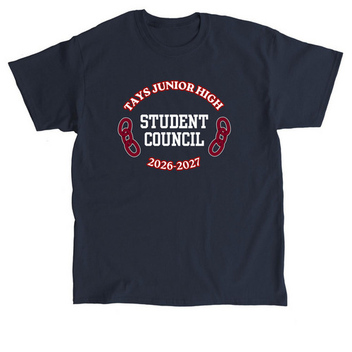 2026-2027 Student Council Shirt, a Navy Classic Unisex Tee