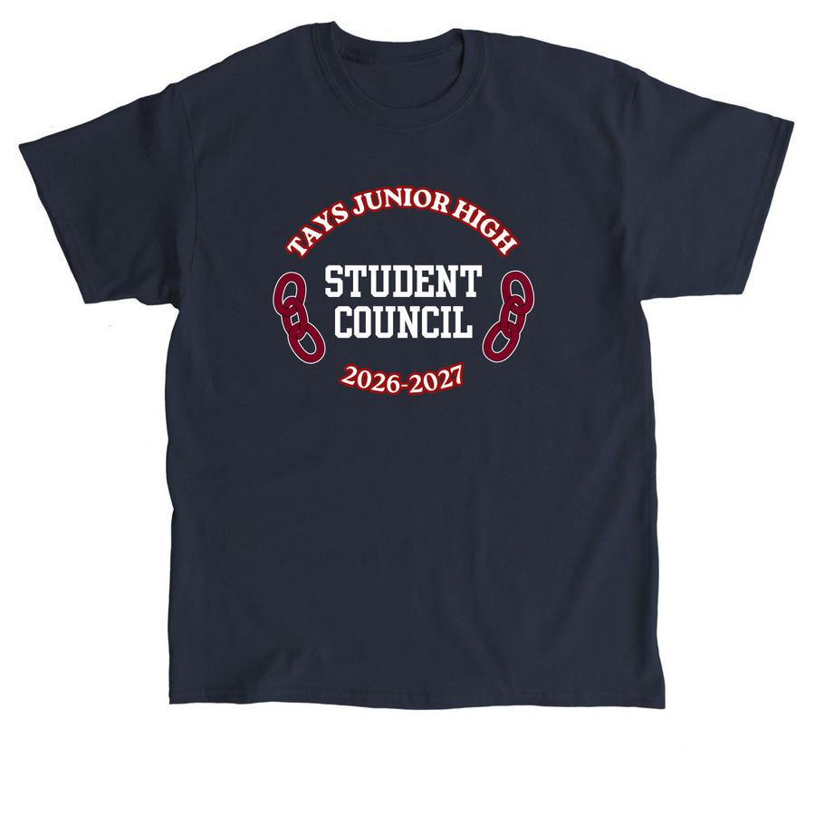 2026-2027 Student Council Shirt, a Navy Classic Unisex Tee