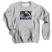 BCN Bison, a Sport Grey Crewneck Sweatshirt