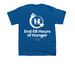 Dover NH, a Royal Blue Youth Unisex Tee (back-view)