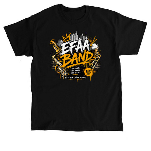 Elise Ford Allen Band Program, a Black Classic Unisex Tee