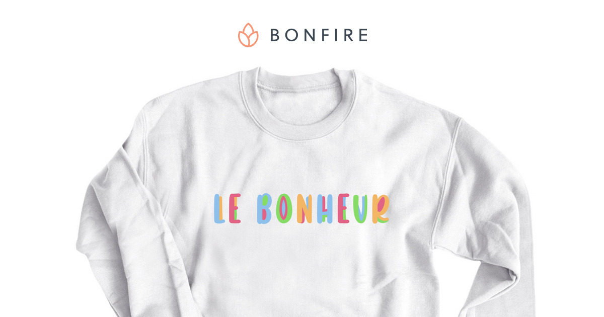Hoodie Lève De Bonheur