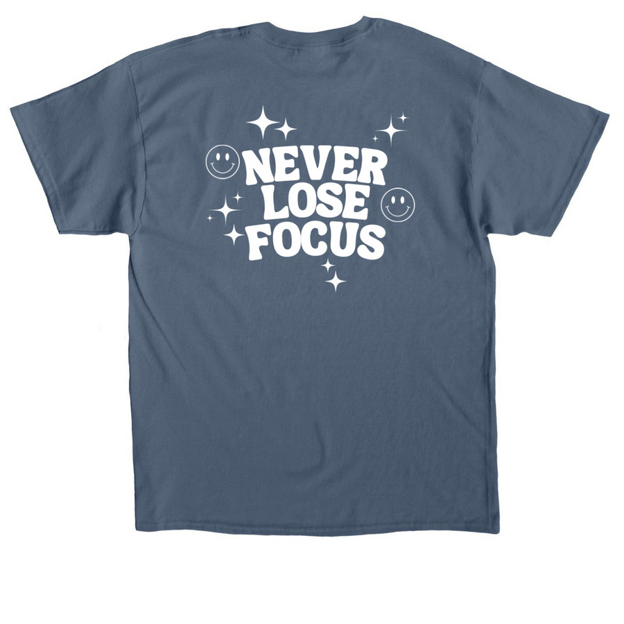 Harley Siler Photography Tee, a Indigo Blue Classic Unisex Tee (back-view)
