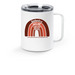 ASHE: Inclusive Sex Ed Saves Lives, a White Stainless Steel Travel Mug