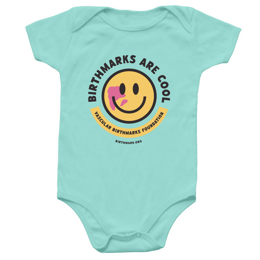Birthmarks Are Cool - Yellow - Onesie, a Chill Infant Onesie