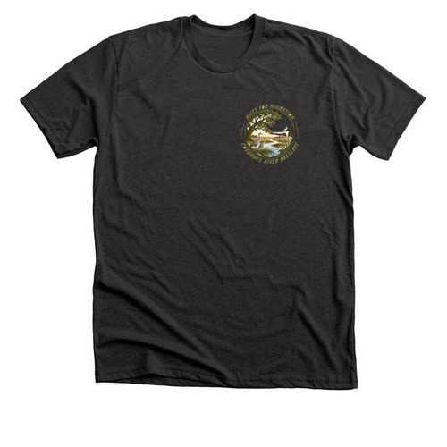 Miles for Migration - Fall, a Dark Grey Heather Premium Unisex Tee