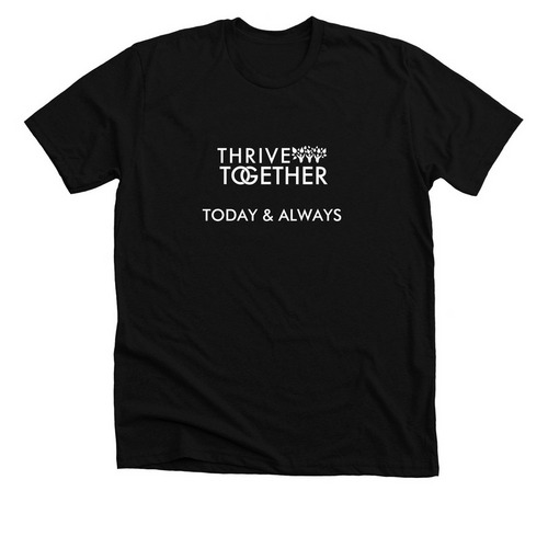 Today and Always, a Solid Black Blend Premium Unisex Tee