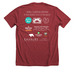 Brown's Hardware Farewell Celebration, a Heather Canvas Red Premium Unisex Tee (back-view)