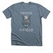 PROUD CATDAD TEE, a Heather Slate Premium Unisex Tee
