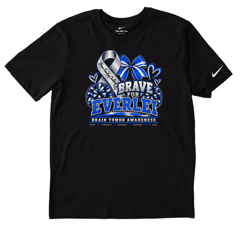 Athletic Apparel, a Black Nike Dri-FIT Jersey Blend Performance Tee