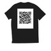 Wear Art. Support an Artist. Help Fight PSP., a Deep Black Allmade Eco Triblend Unisex Tee (back-view)