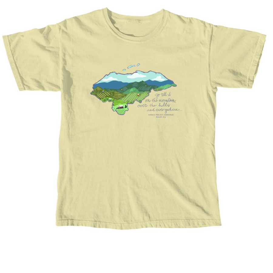 Go Tell it on the Mountain, a Butter Comfort Colors Unisex Tee