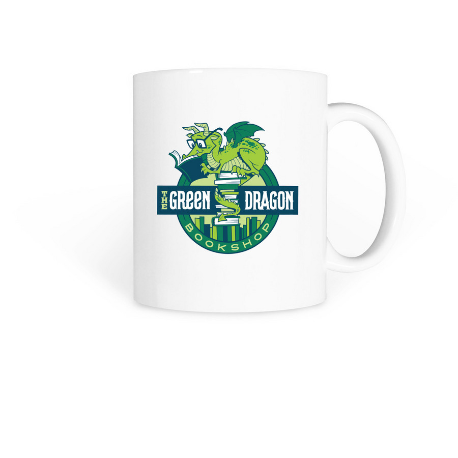 Green Dragon Mugs, a White Coffee Mug