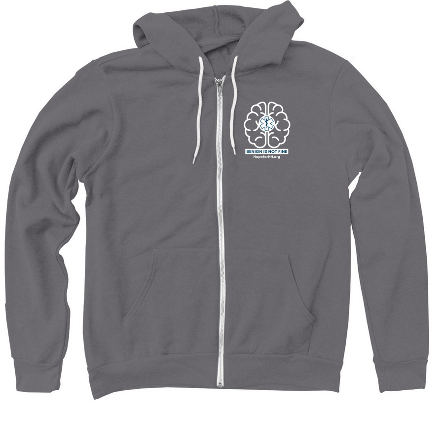 Benign Is NOT FINE, a Storm Zip Up Hoodie