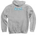 Port Angeles High School Sailing - Sweatshirt, a Sport Grey Pullover Hoodie (back-view)