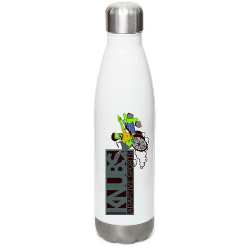 Adaptive Sports&nbsp;, a White Stainless Steel Water Bottle