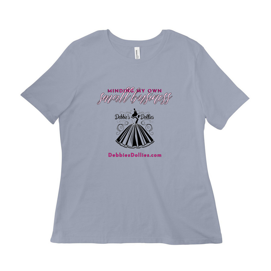 Debbie's Dollies, a Vintage Denim Women?s Relaxed Cotton Tee