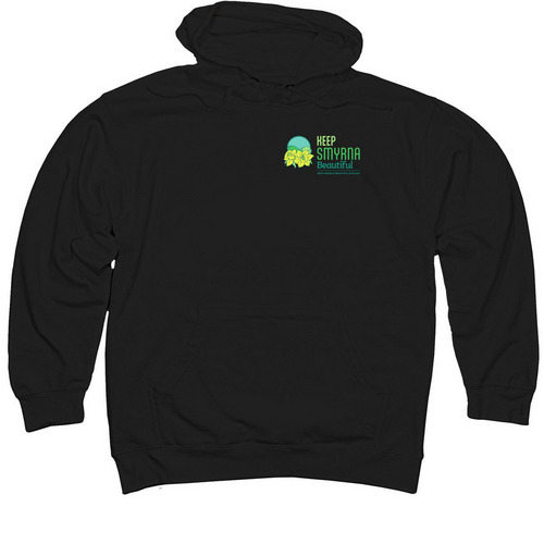 Talking Trash Since 1984, a Black Midweight Pullover Hoodie