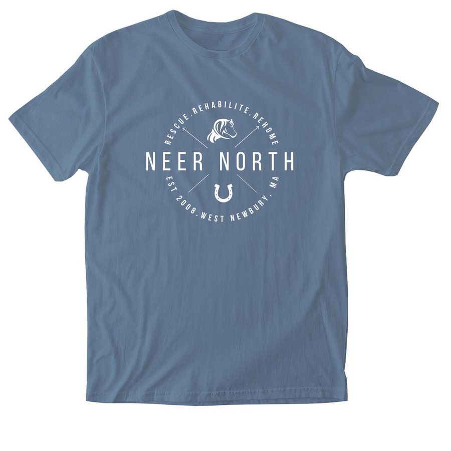 NEER North Circle, a Indigo Blue Softstyle Cotton Tee