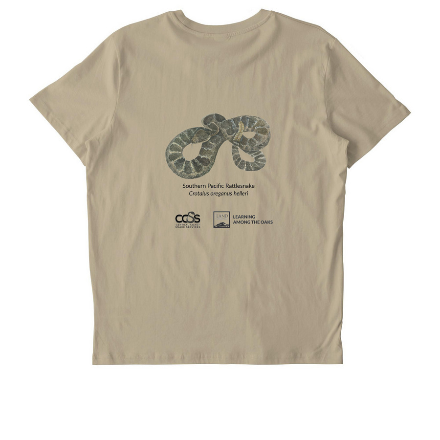 World Snake Day 2026, a Desert Dust Stanley/Stella Unisex Crafter Tee (back-view)