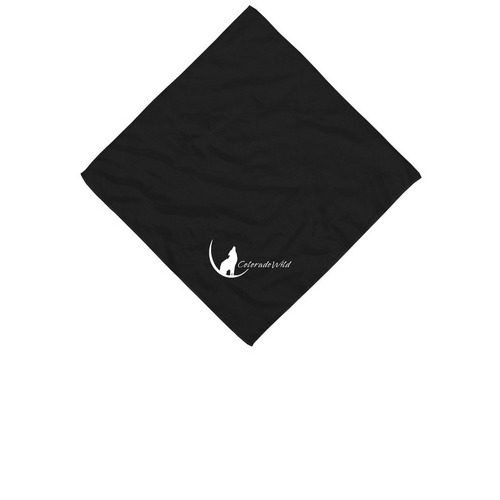 Bandanas, a Black Cotton Bandana