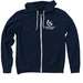 Conval NH, a Navy Zip Up Hoodie