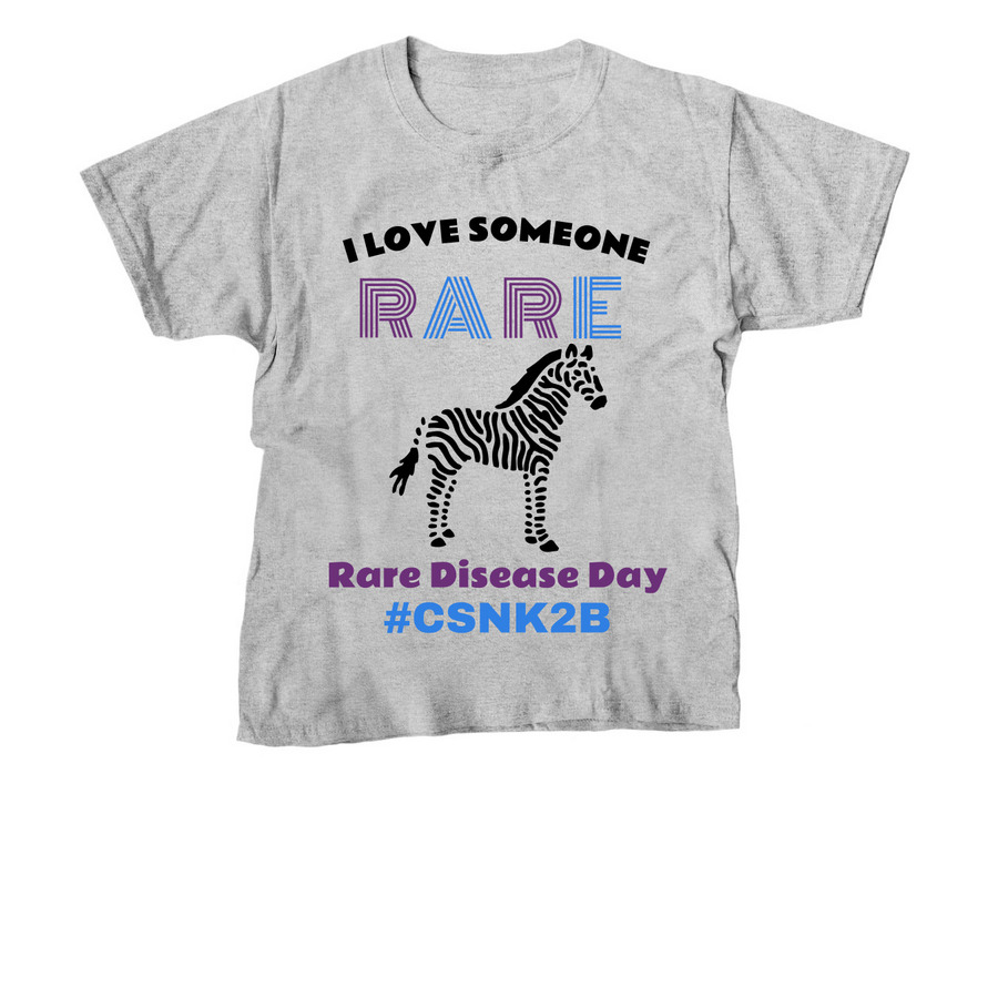 I Love Someone Rare, a Sport Grey Youth Unisex Tee