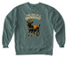 THE LIFE OF A SHOWGOAT, a Blue Spruce Comfort Colors Crewneck Sweatshirt