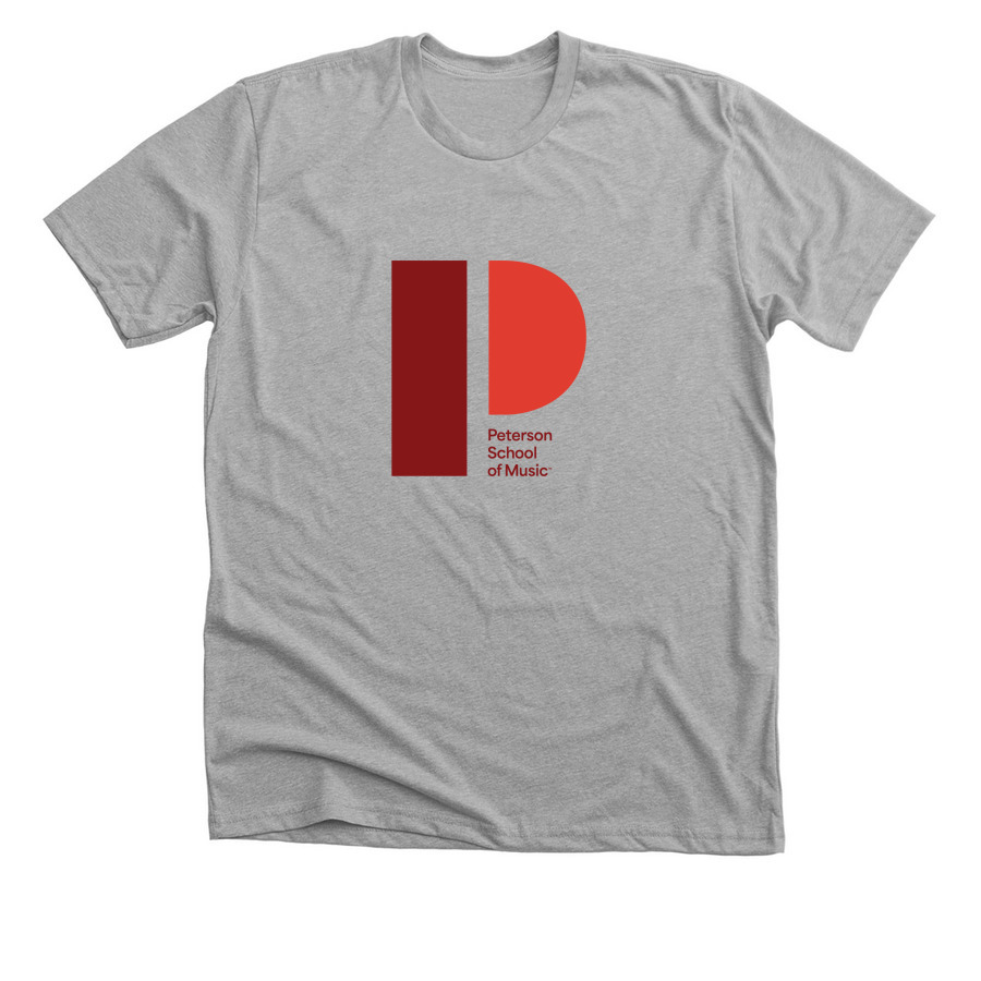 Peterson School of Music&nbsp;, a Athletic Heather Premium Unisex Tee