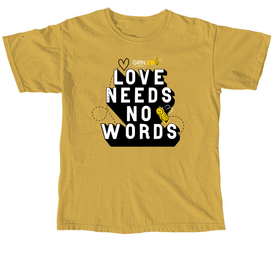 GRIN2B Awareness Week 2026, a Mustard Comfort Colors Unisex Tee