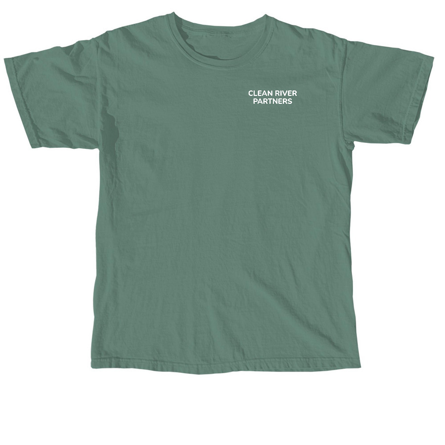 Be a River Friendly Neighbor, a Light Green Comfort Colors Unisex Tee