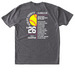 SC 10u Lightening Dark / Pink, a Premium Heather Triblend Unisex Tee (back-view)