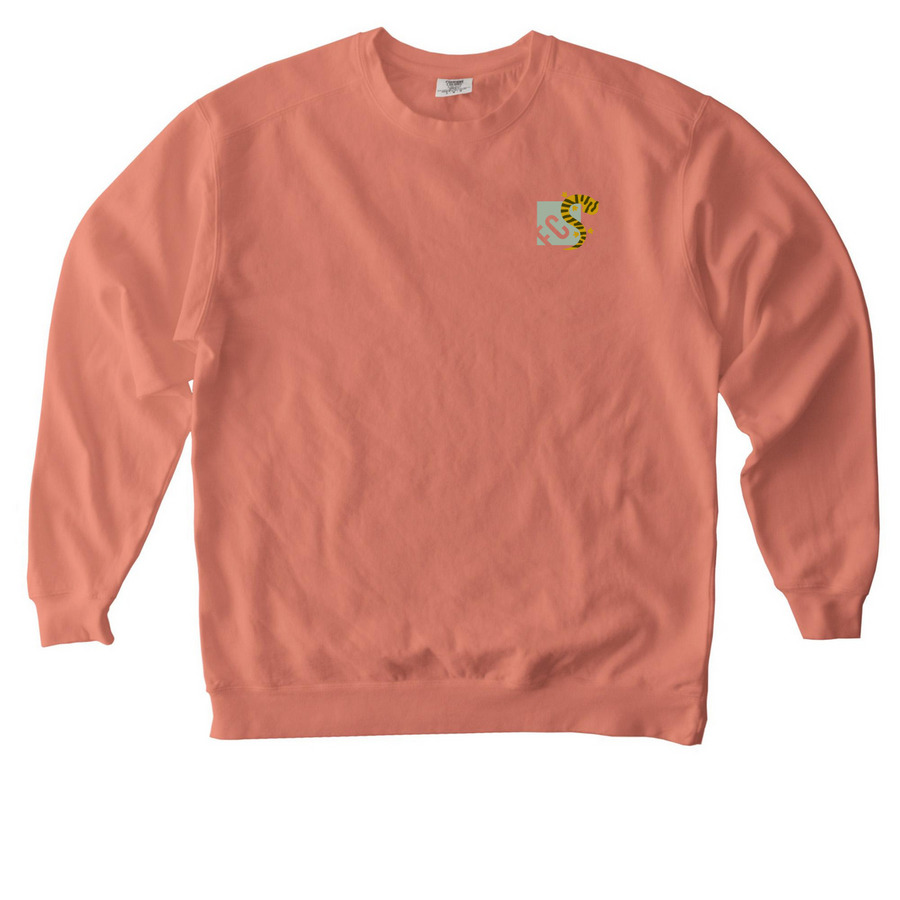 FCSal White Logo ? Show Your Support, a Terracotta Comfort Colors Crewneck Sweatshirt