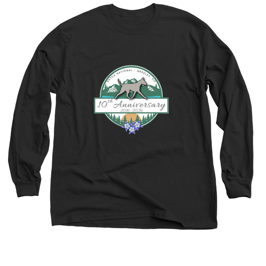 10th Anniversary Long Sleeved Shirt, a Black Classic Long Sleeve Tee