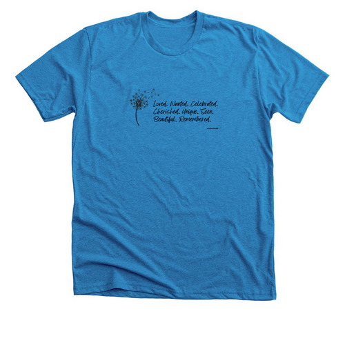 Mother's Day T-Shirt Launch, a Neon Blue Premium Unisex Tee