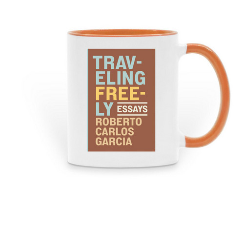 Disrupt & Drink, a Orange Two-Tone Ceramic Mug