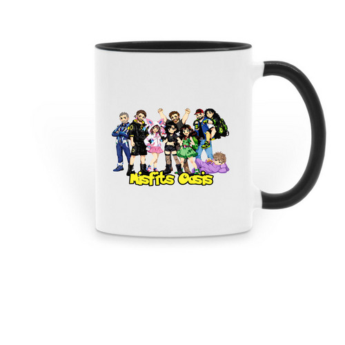 Misfits Mug, a Black Two-Tone Ceramic Mug