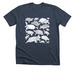 NEW! North American Turtle Shirt!, a Heather Midnight Navy Premium Unisex Tee