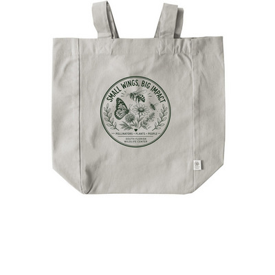 Buzzing with Purpose, a Natural Recycled Cotton Tote Bag