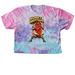 The Hunky One, a Cotton Candy Women's Tie Dye Cropped Tee
