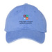 GSAA Logo Hats, a Periwinkle Printed Pigment Dye Baseball Cap