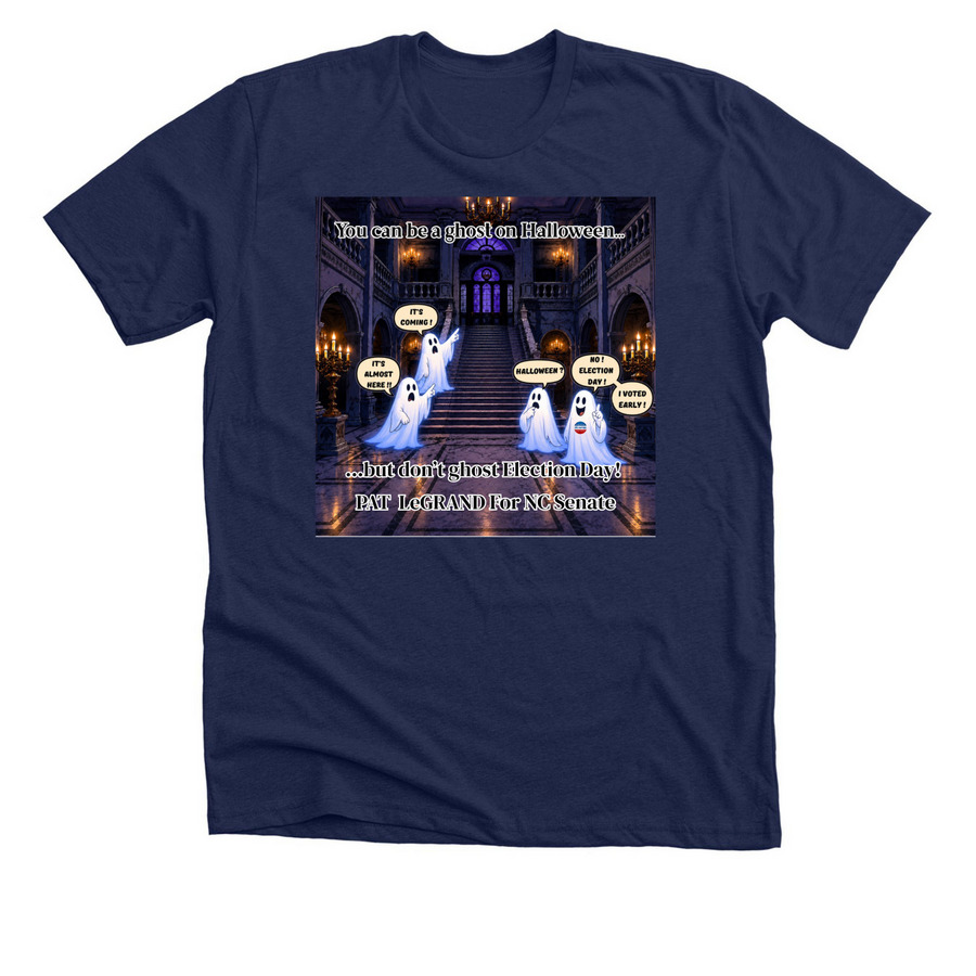 Halloween Campaign Shirts, a Solid Navy Blend Premium Unisex Tee