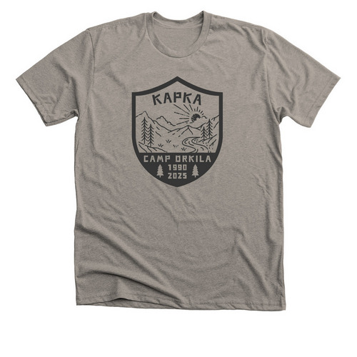 KapKa x Camp Orkila&nbsp;, a Heather Stone Premium Unisex Tee