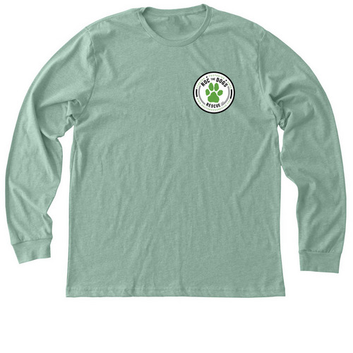 Team Potato, a Heather Dusty Blue Premium Long Sleeve Tee