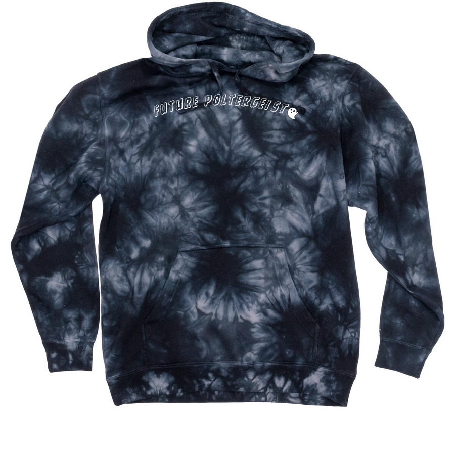 Future Poltergeist, a Black Tie Dyed Pullover Hoodie
