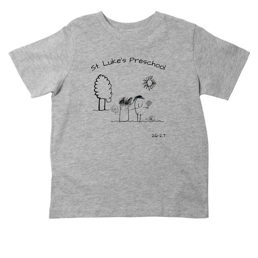 St. Luke's Preschool Apparel&nbsp;, a Heather Toddler Tee